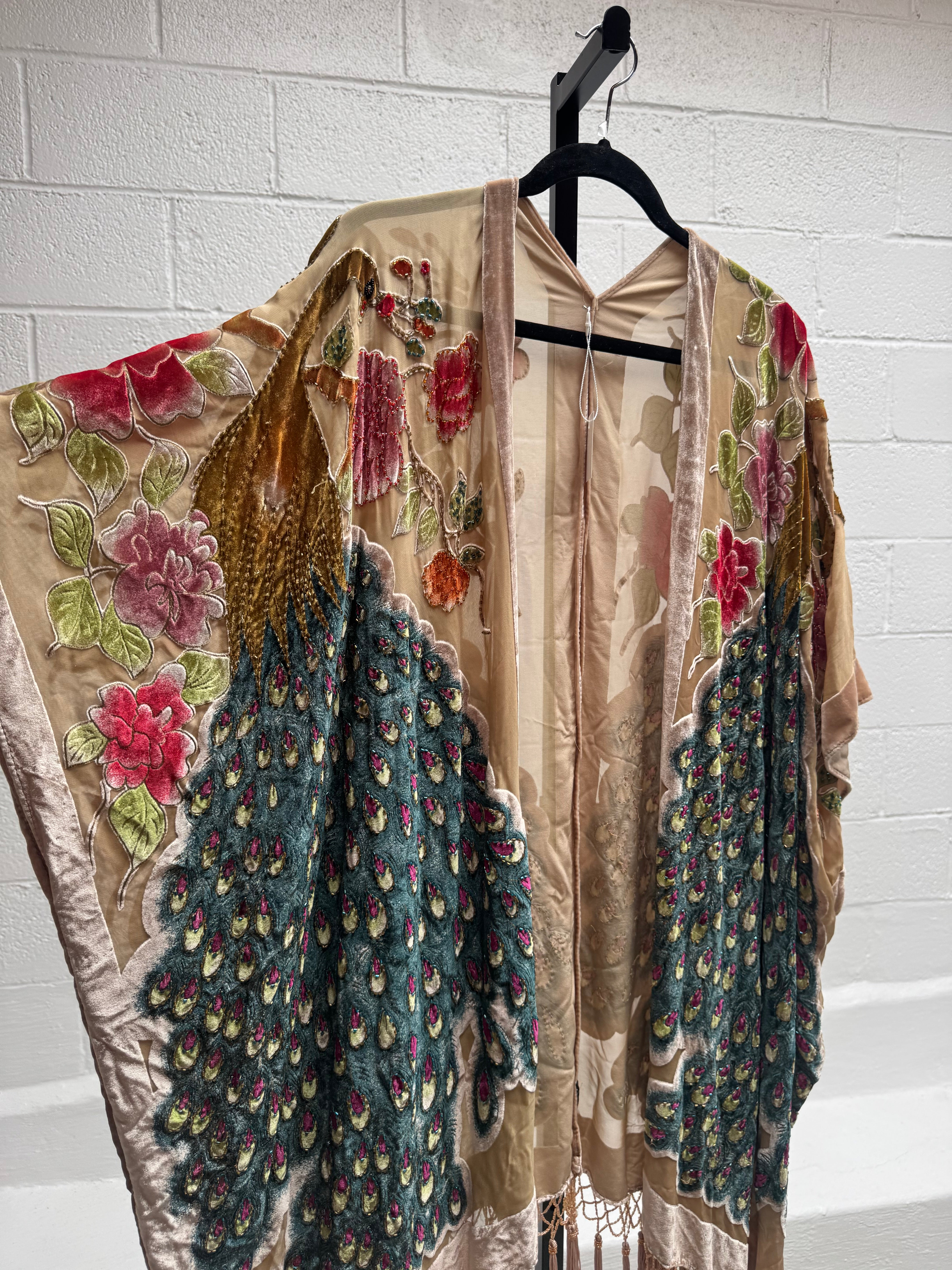 Hippy Peacock Poncho