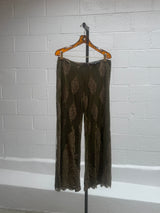 Green Lace Pants