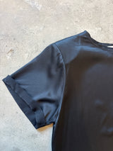 Black Silk Mini Dress