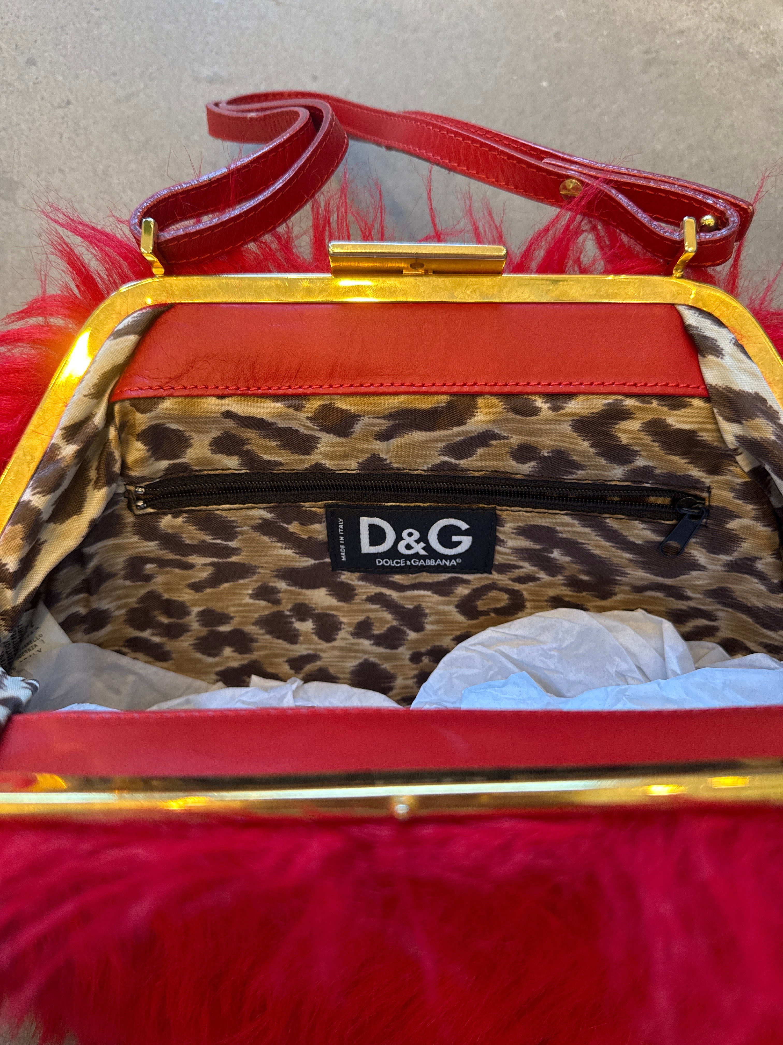 Fed Faux Fur Bag