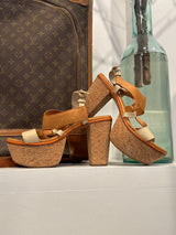 Cork Platform Heels