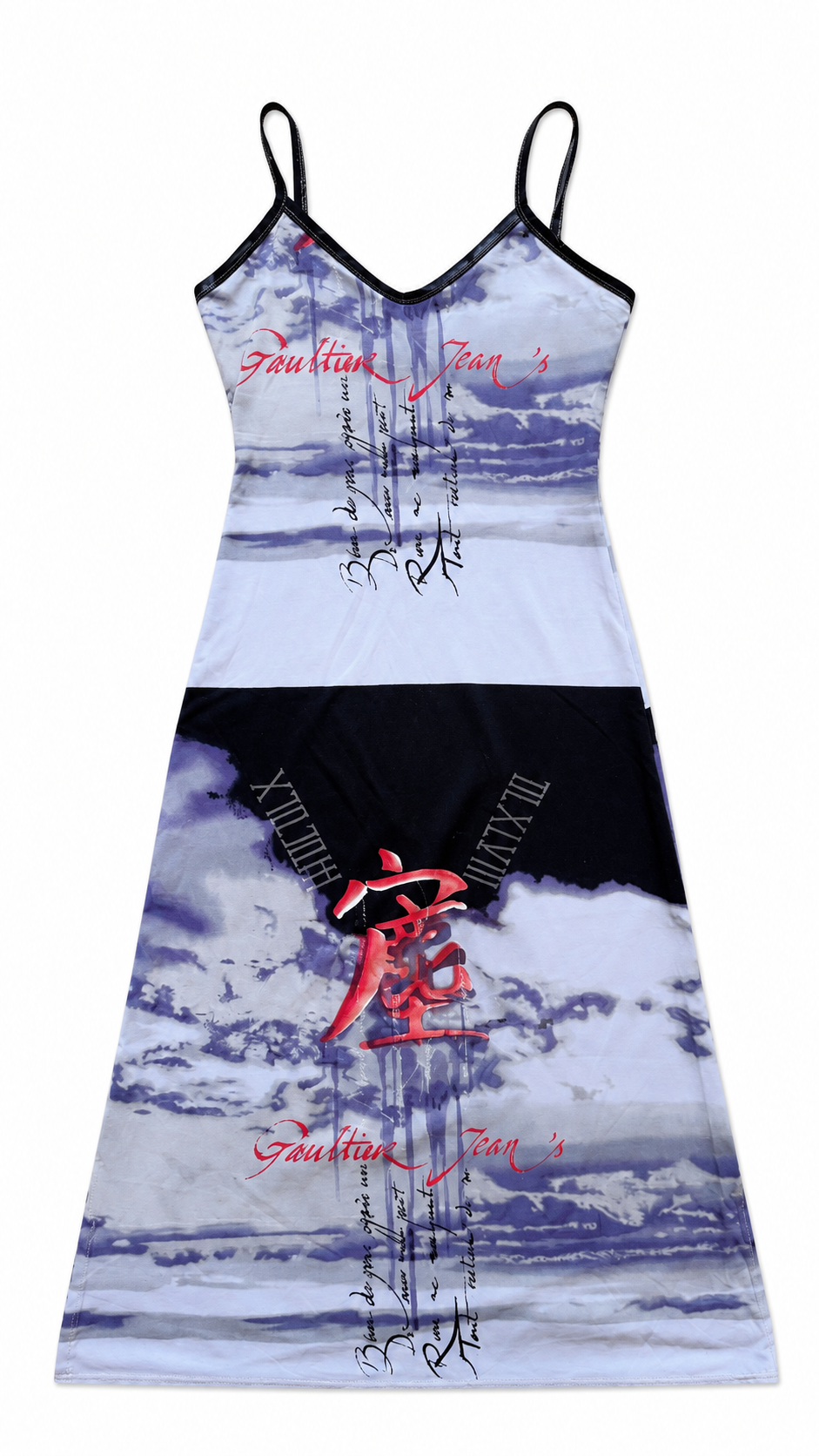 Vintage Graphic Midi Dress