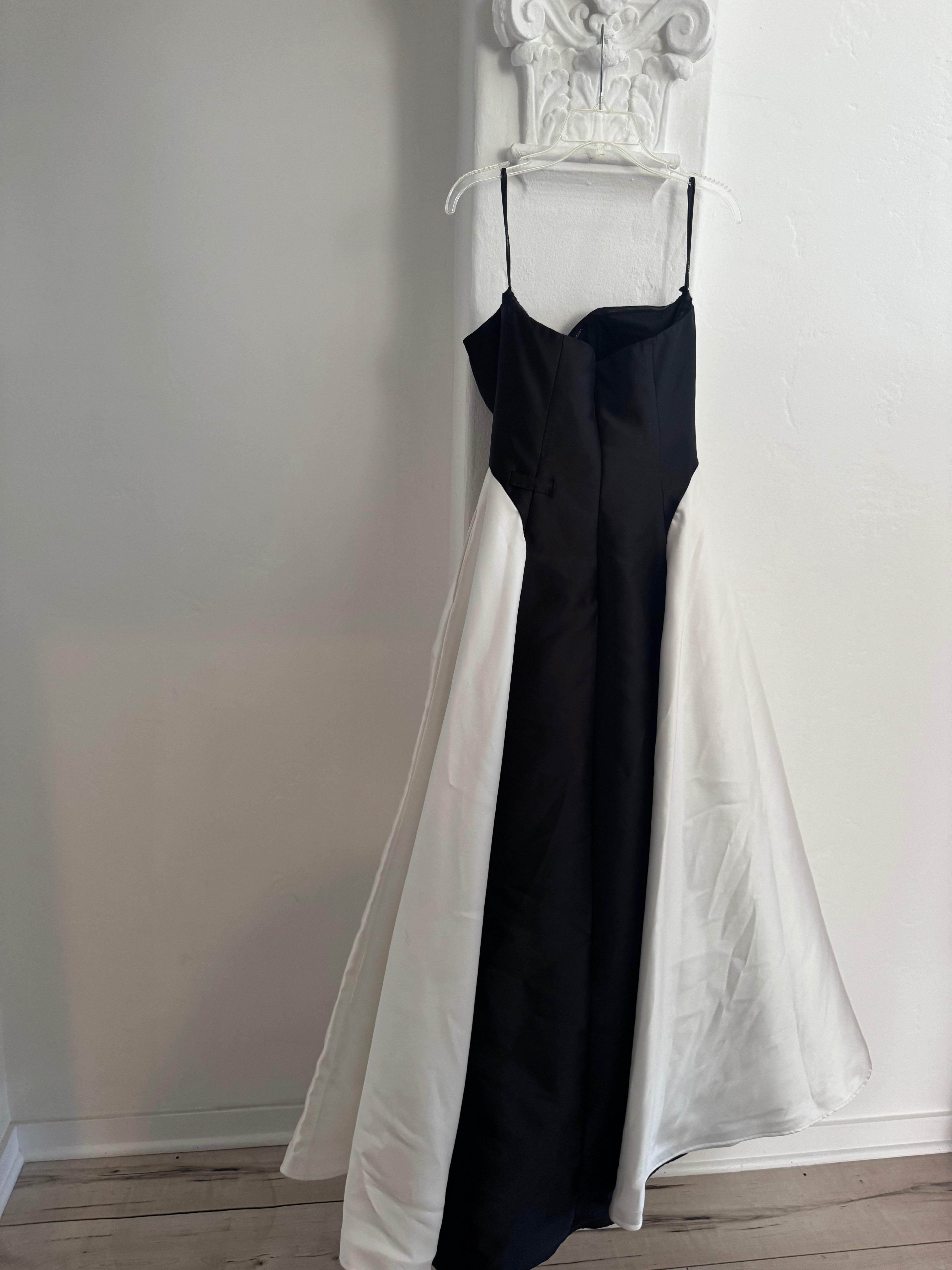 Black and White Ballgown
