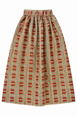 Metallic Vintage Skirt