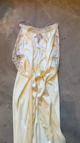 Cream Silk Gown