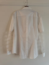 Shirt with feathers