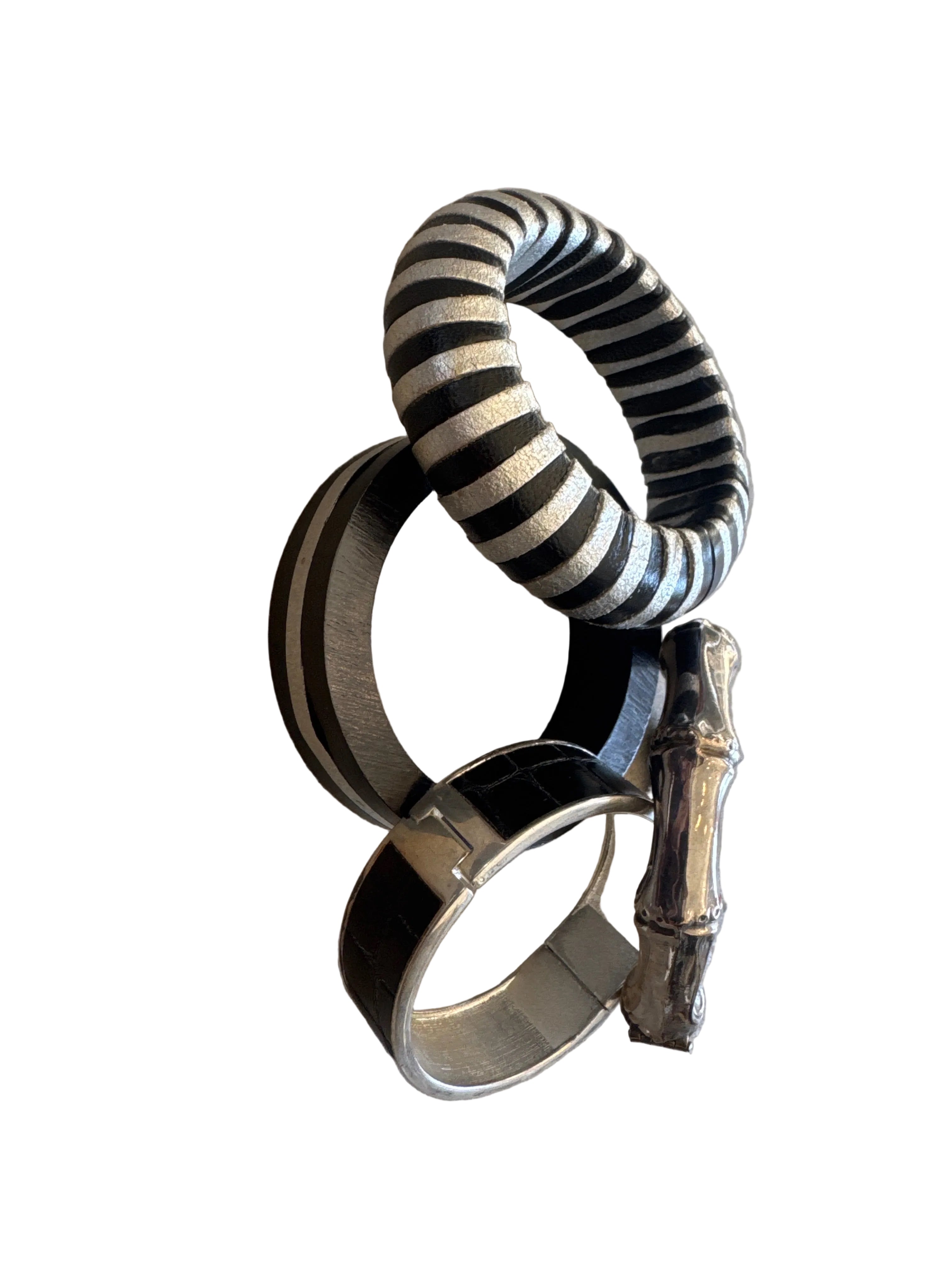 Bangle Stack Black and White