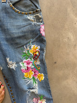 Floral Embroidered Denim 2003