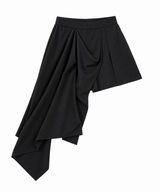 Pleated High Low Short/Skirt