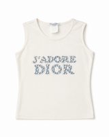 Early 2000s "J'Adore Dior" Rhinestone Tank