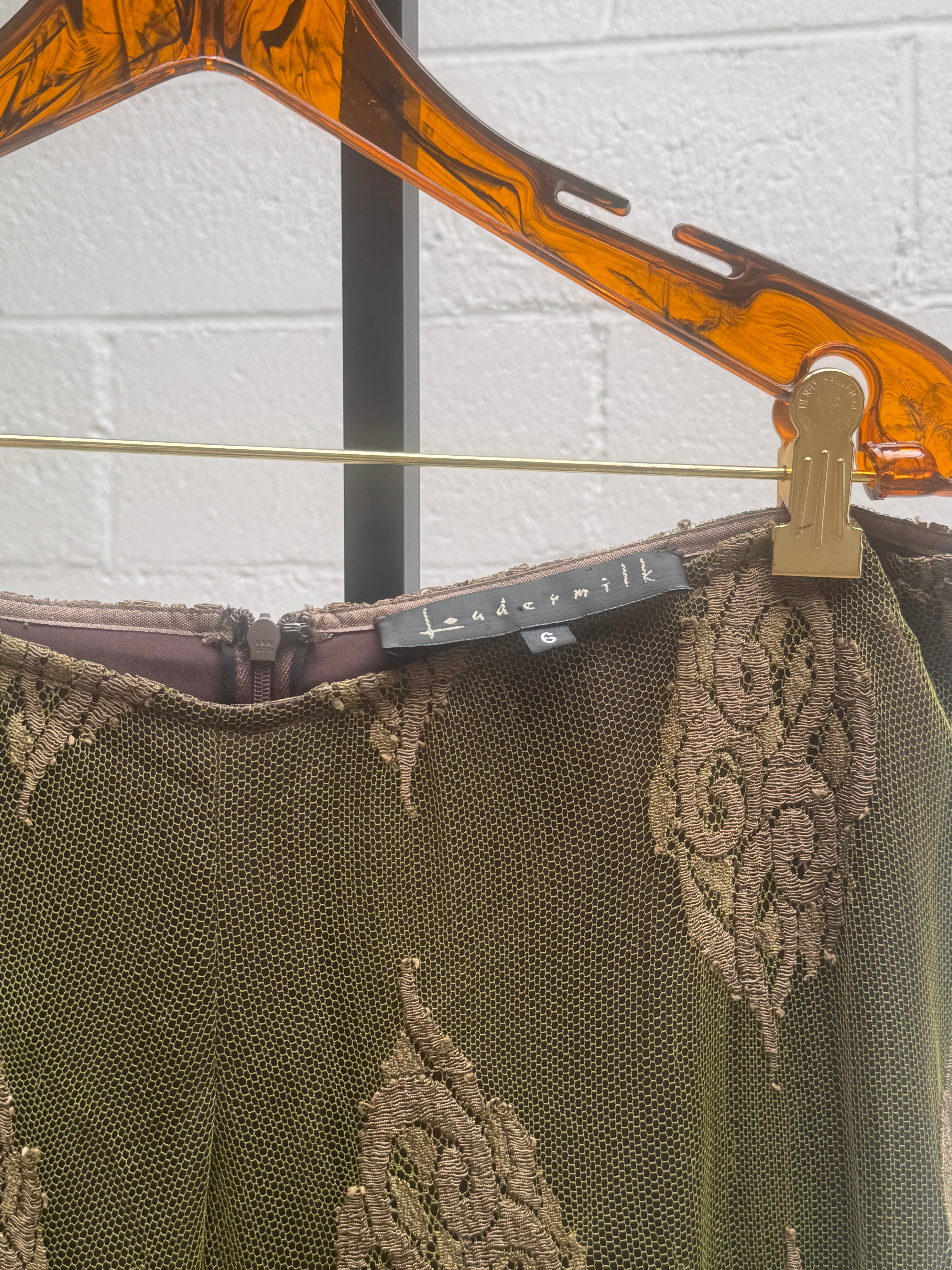 Green Lace Pants