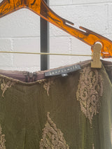 Green Lace Pants