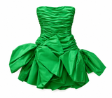 Green Vintage bow dress