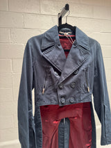 Military Jacket with Satin Lining