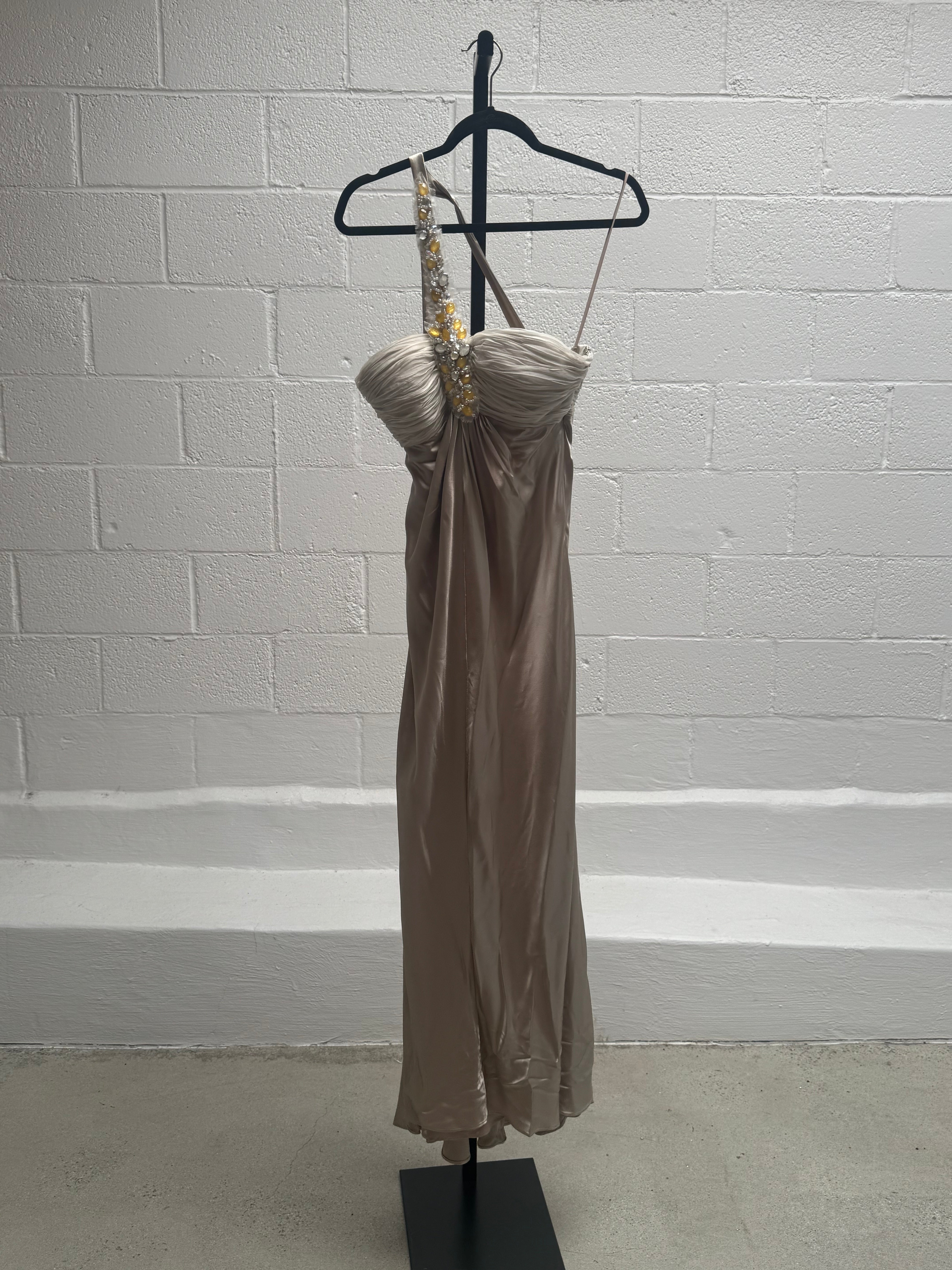 Long One Shoulder Gown
