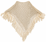 Vintage crochet & fringe shall