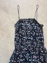 Navy Floral Jumpsuit
