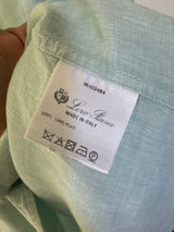 Aqua Linen Shirt