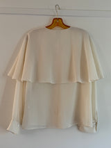 2024 Chiffon Cape Shirt