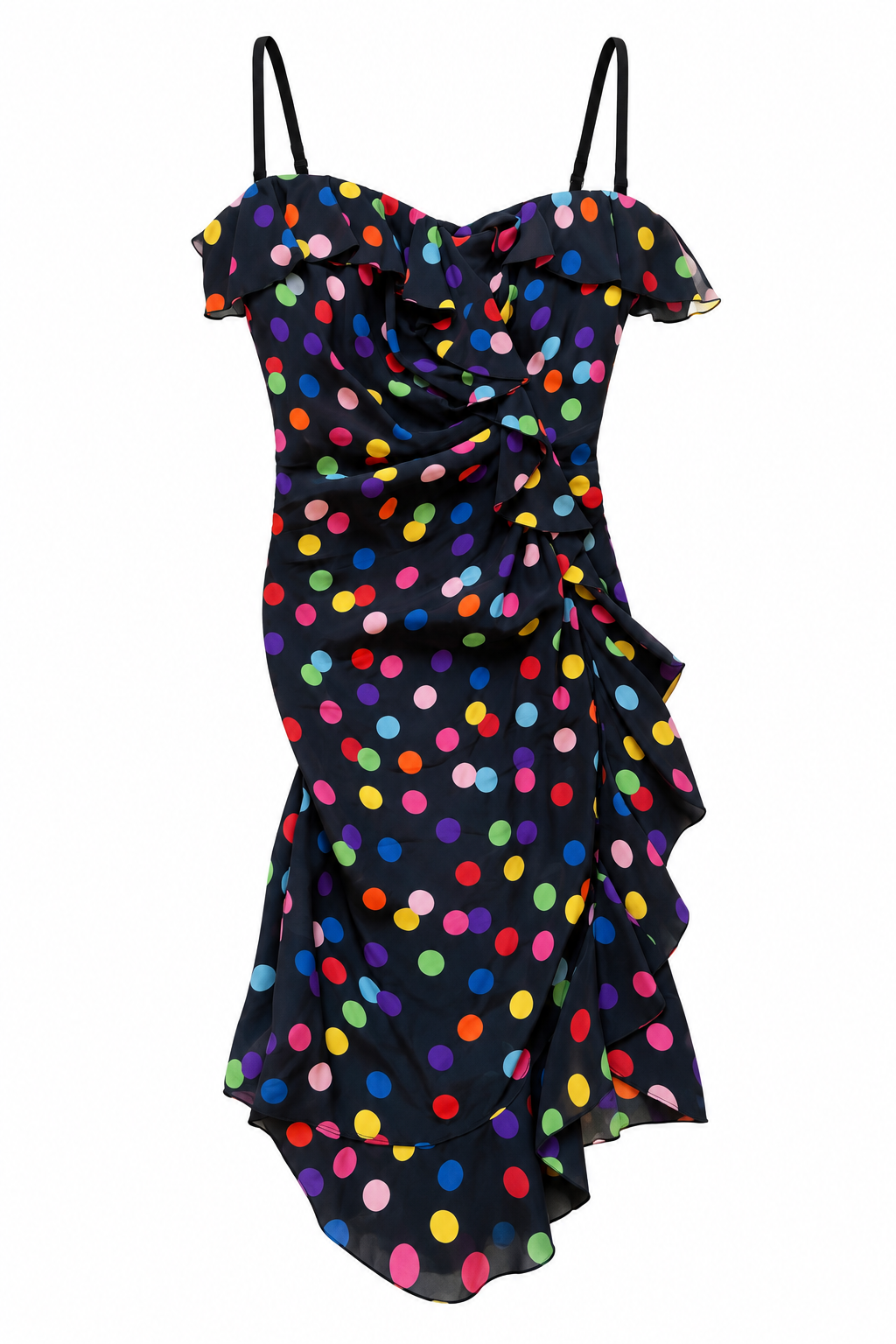 Polka Dot Ruffle Dress