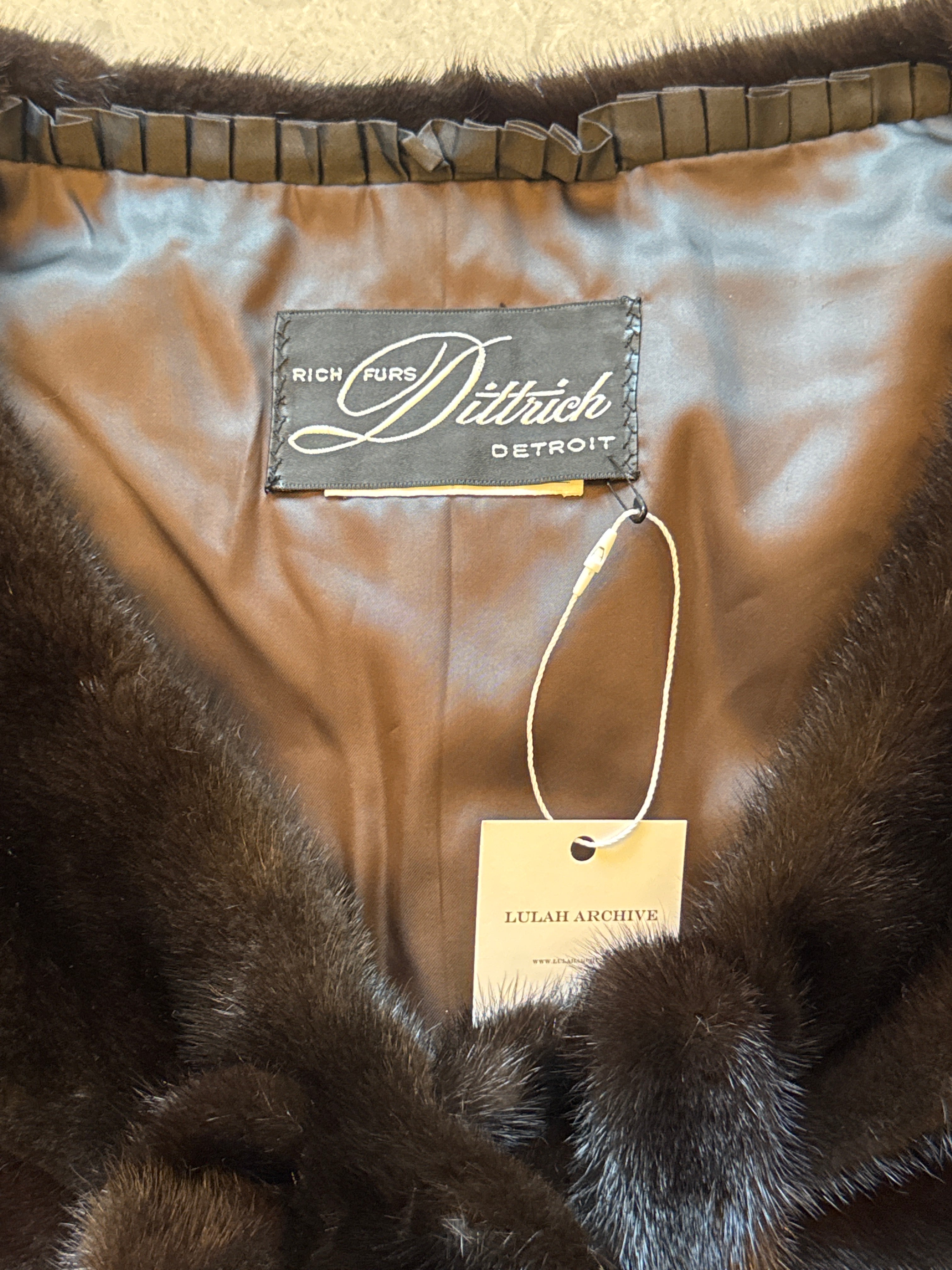 Dittritch Vintage Fur cape