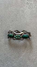 Erika Hult Turquoise Silver Bracelet