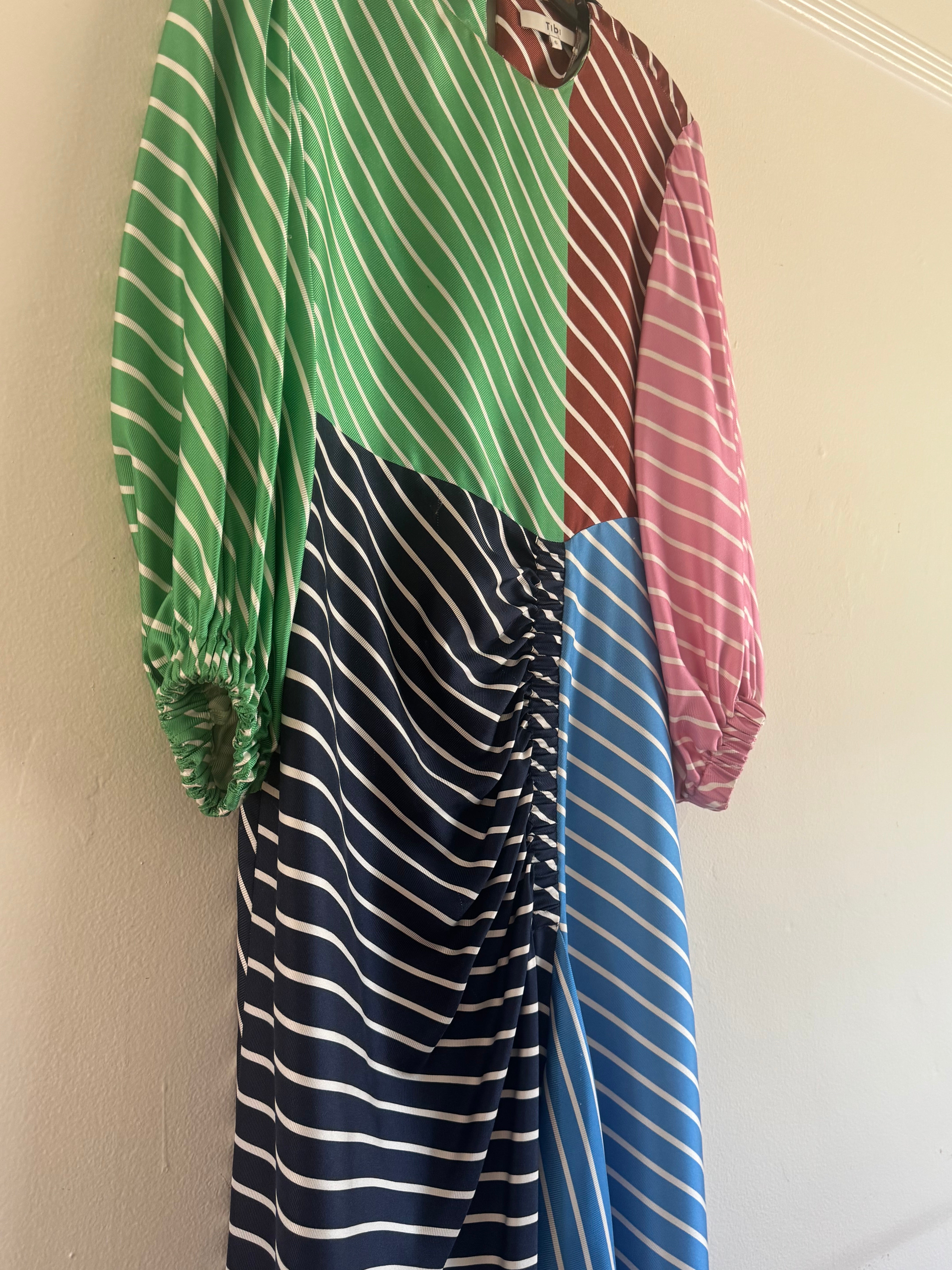 Color Block Stripe Dress