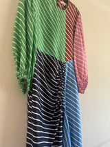 Color Block Stripe Dress