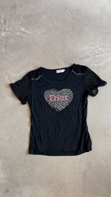 Mesh Sleeve T-shirt