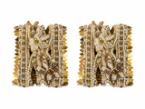 Set of two sequins cuffs x Iris Apfel