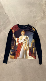 Napoleon Satin Long Sleeve Top