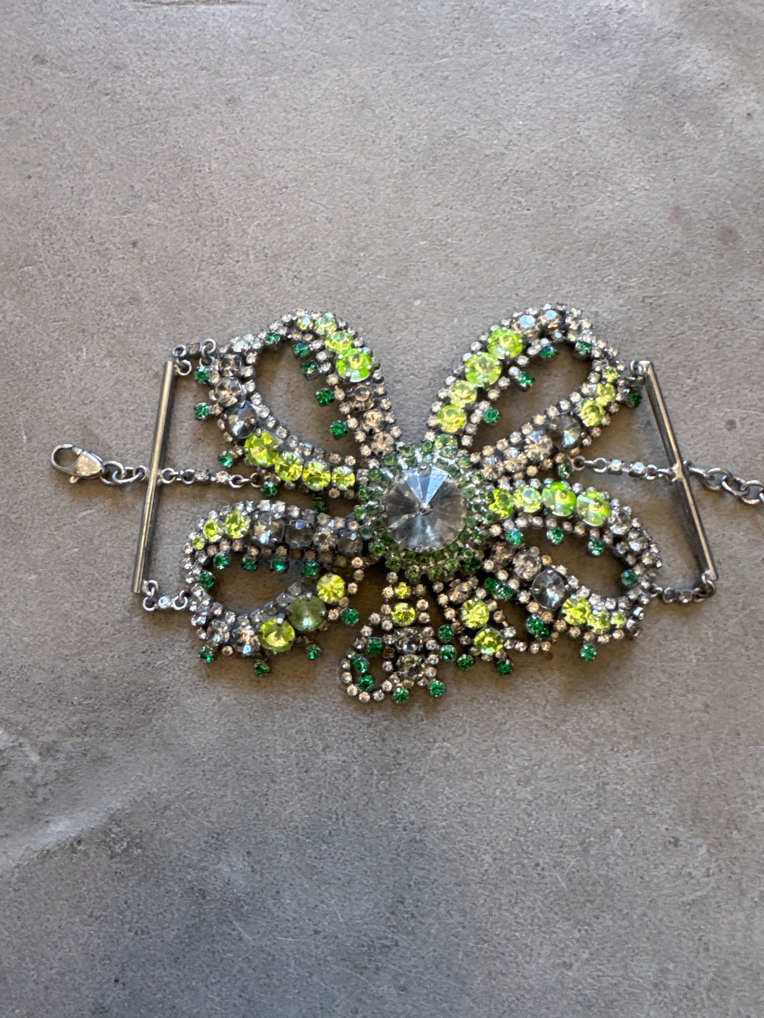 Floral Crystal Bracelet