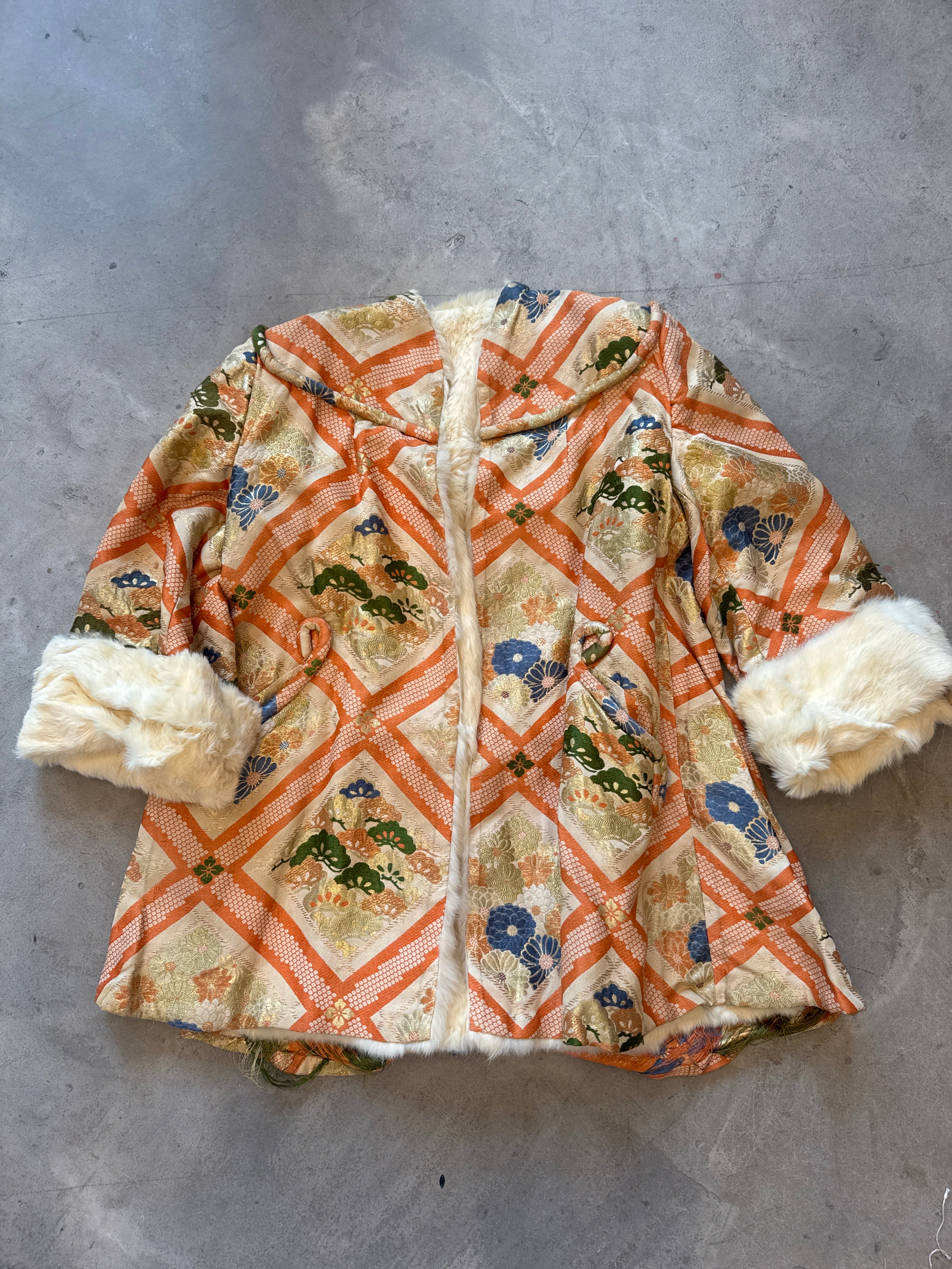 1940s Rabbit Lined Jacket