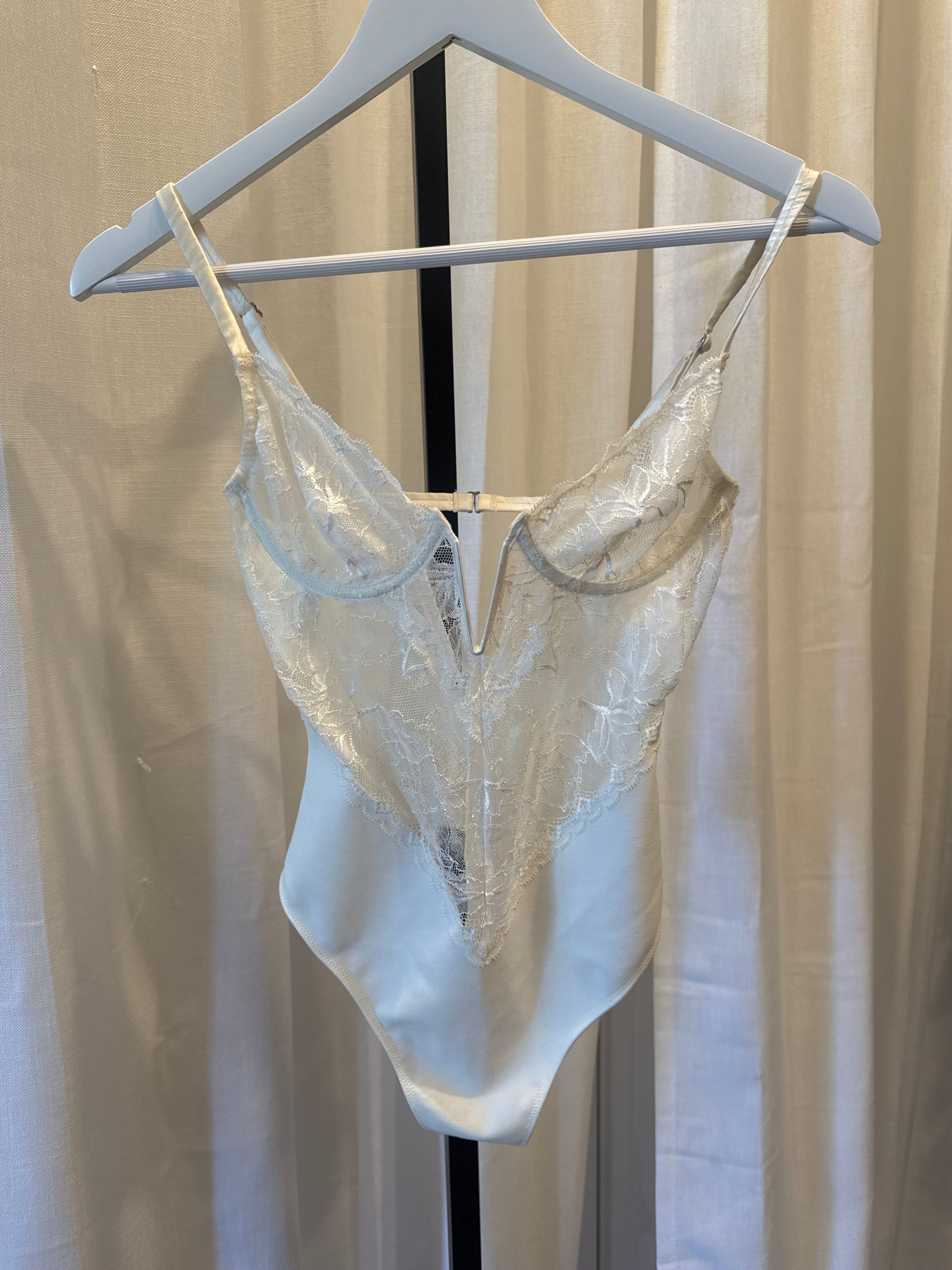 White Lace Bodysuit