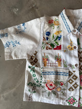 Vintage Hand Embroidered Set