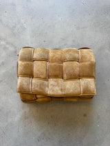 Woven Suede Cassette Bag