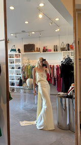 Cream Silk Gown