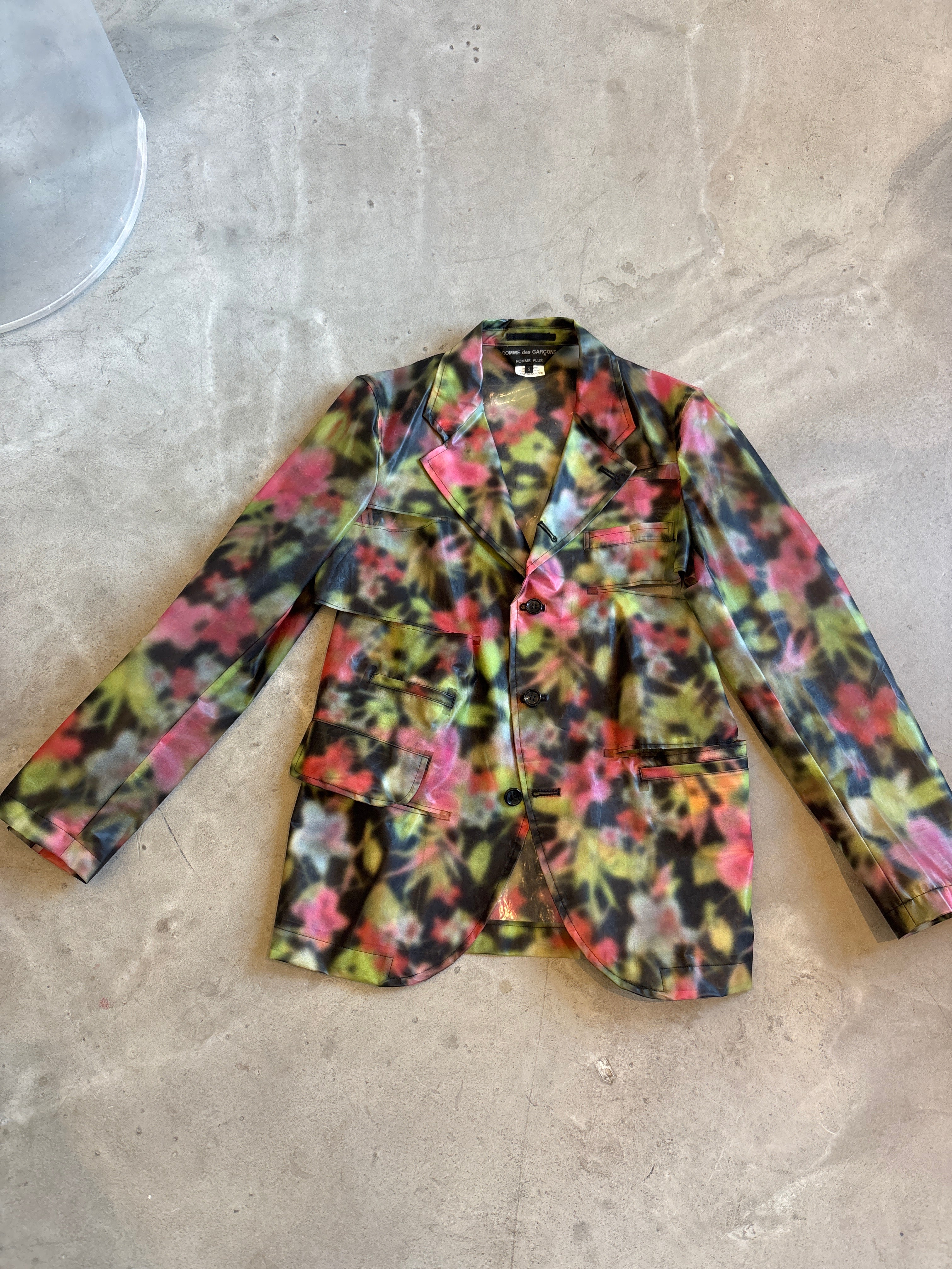 Comme Des Garçon Floral Coat