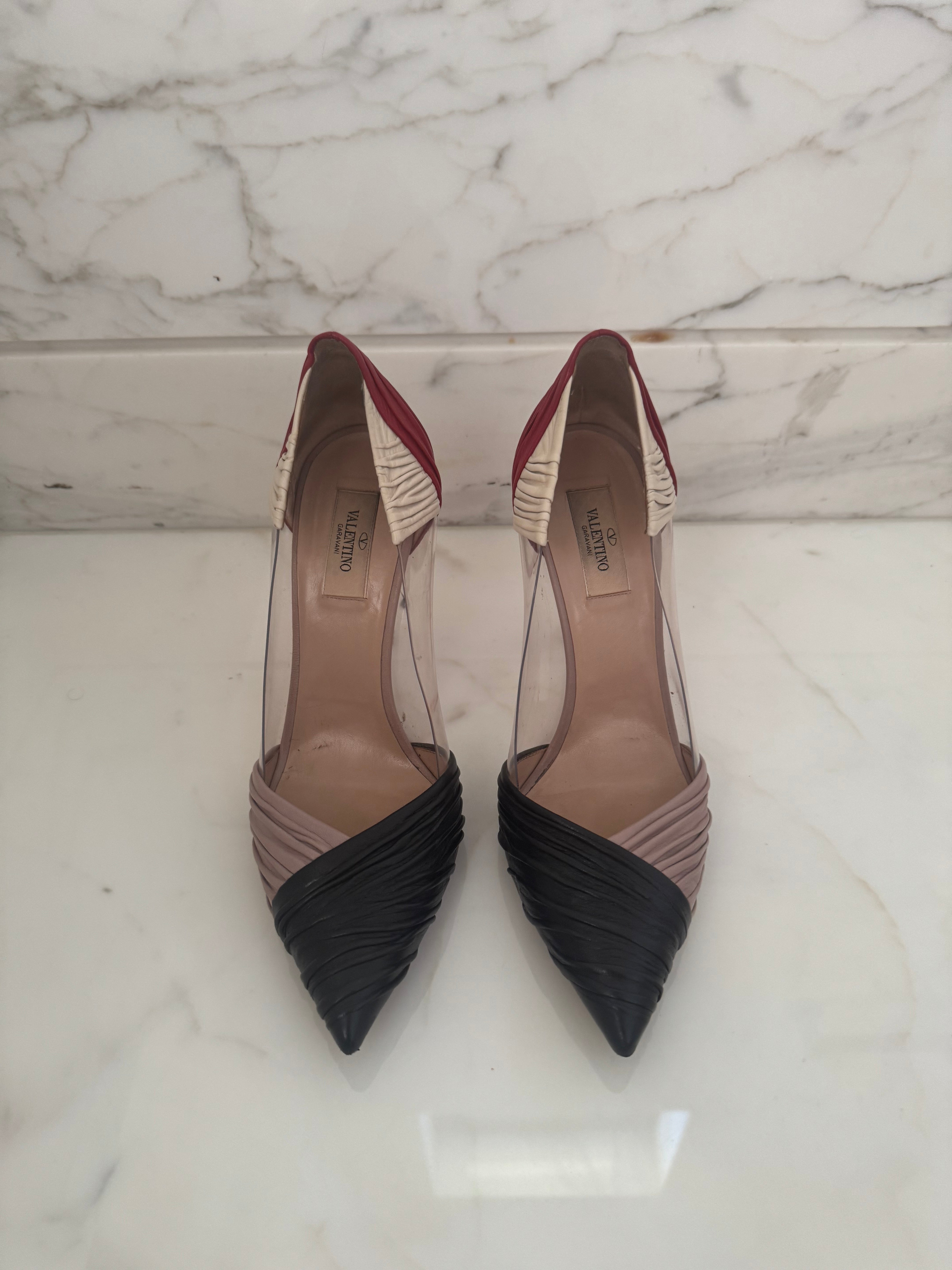 Color Block & PVC heels (40.5)