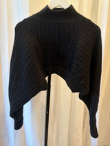 Cropped Knit Sweater