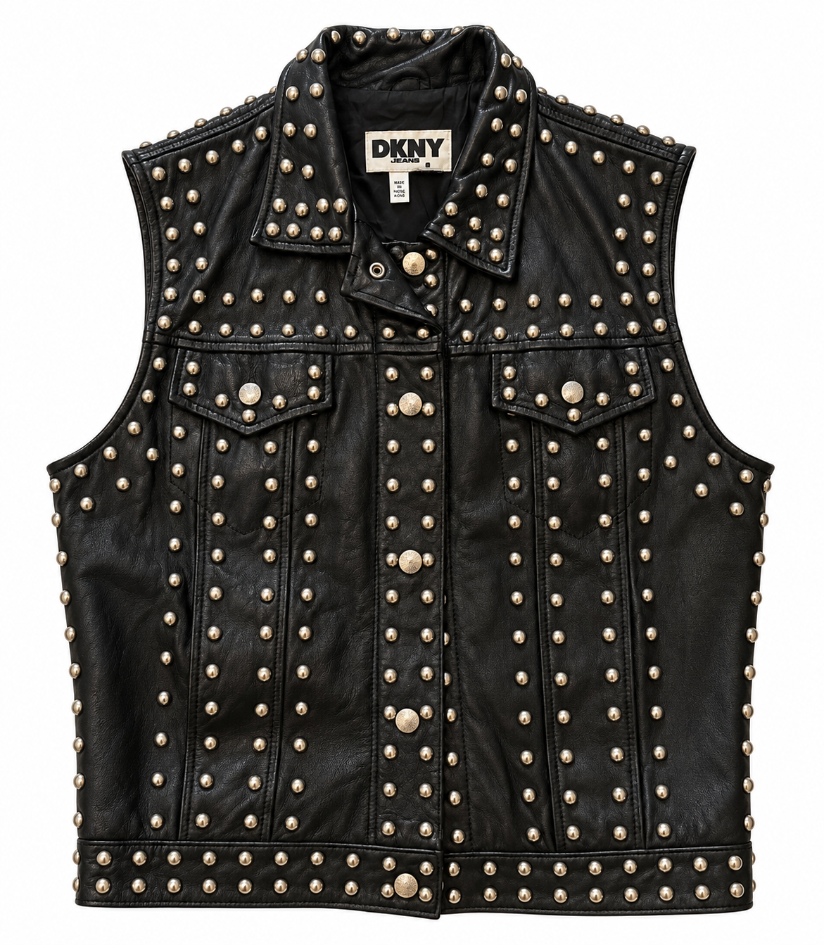 Vintage Studded Vest