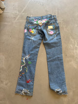 Floral Embroidered Denim 2003