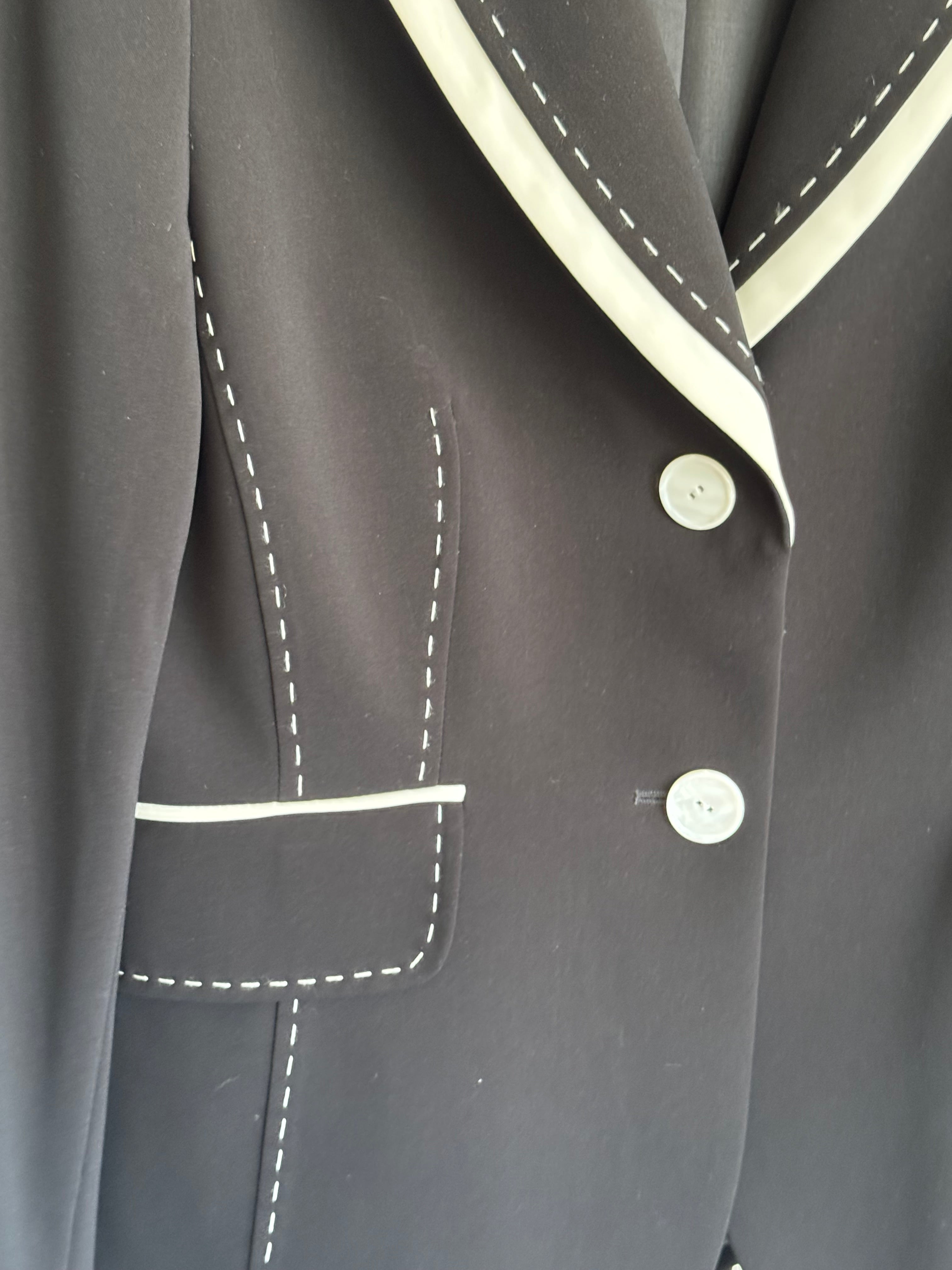 Black and White Blazer