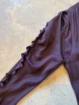 Chloé Silver Loop Vintage Plum Dress
