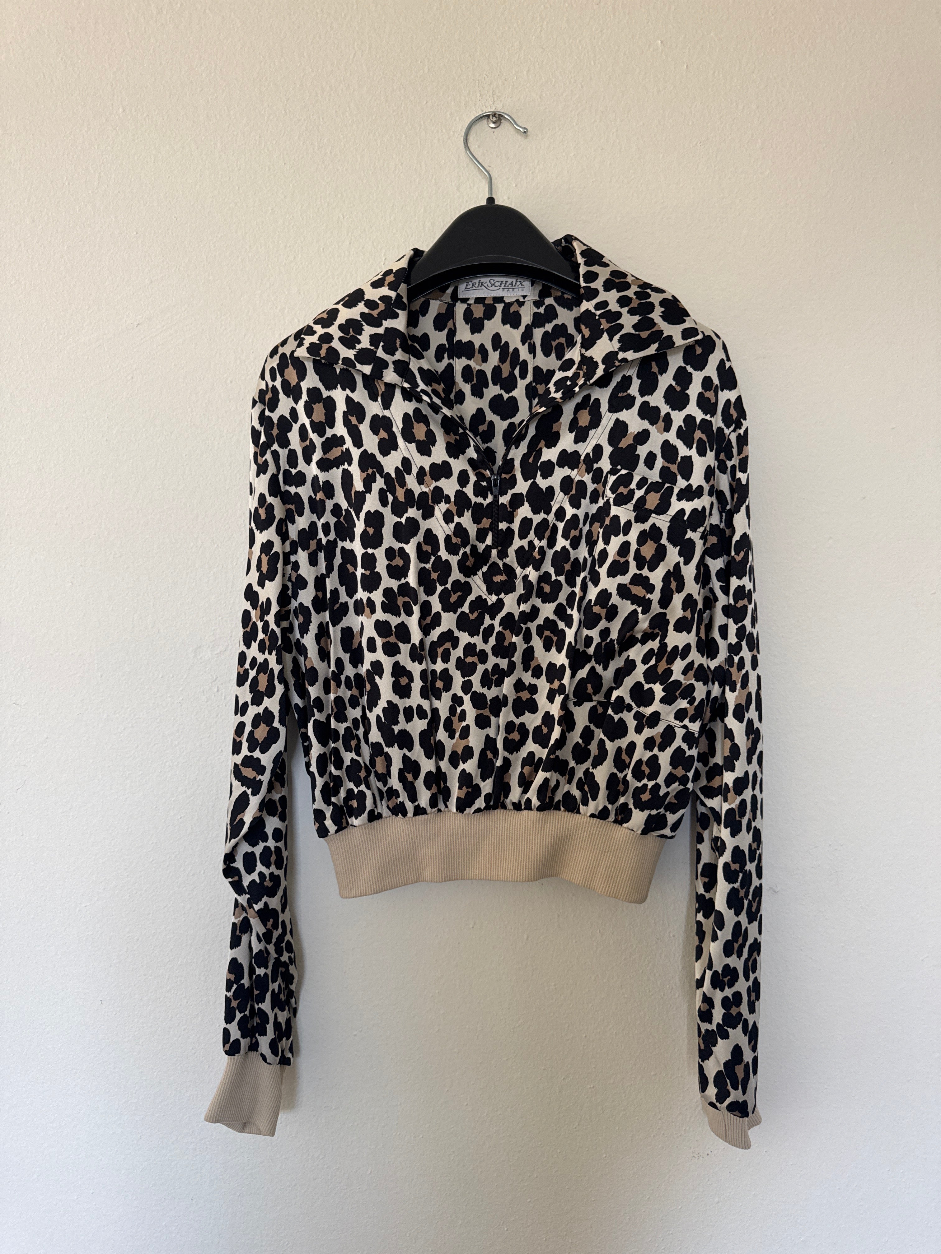 Animal Print Top and Skirt Set