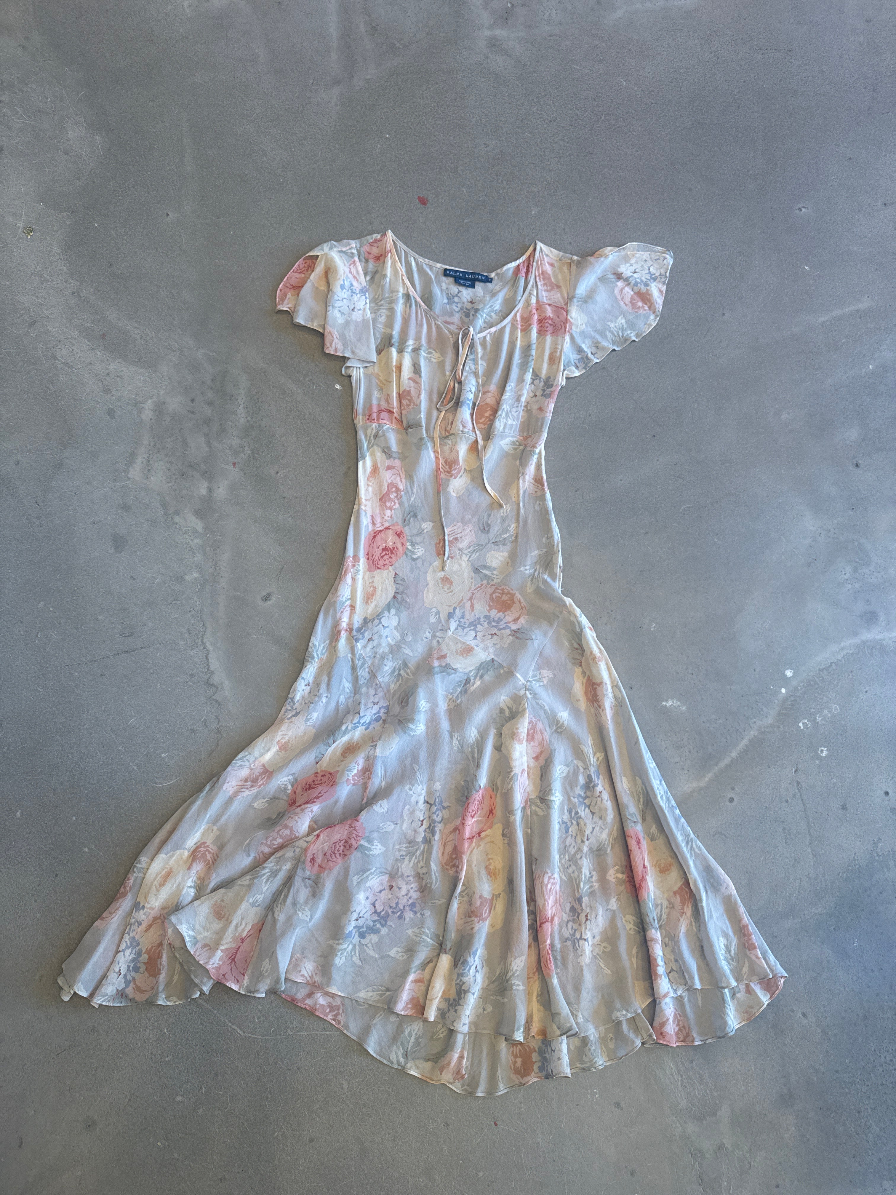 Floral Silk dress