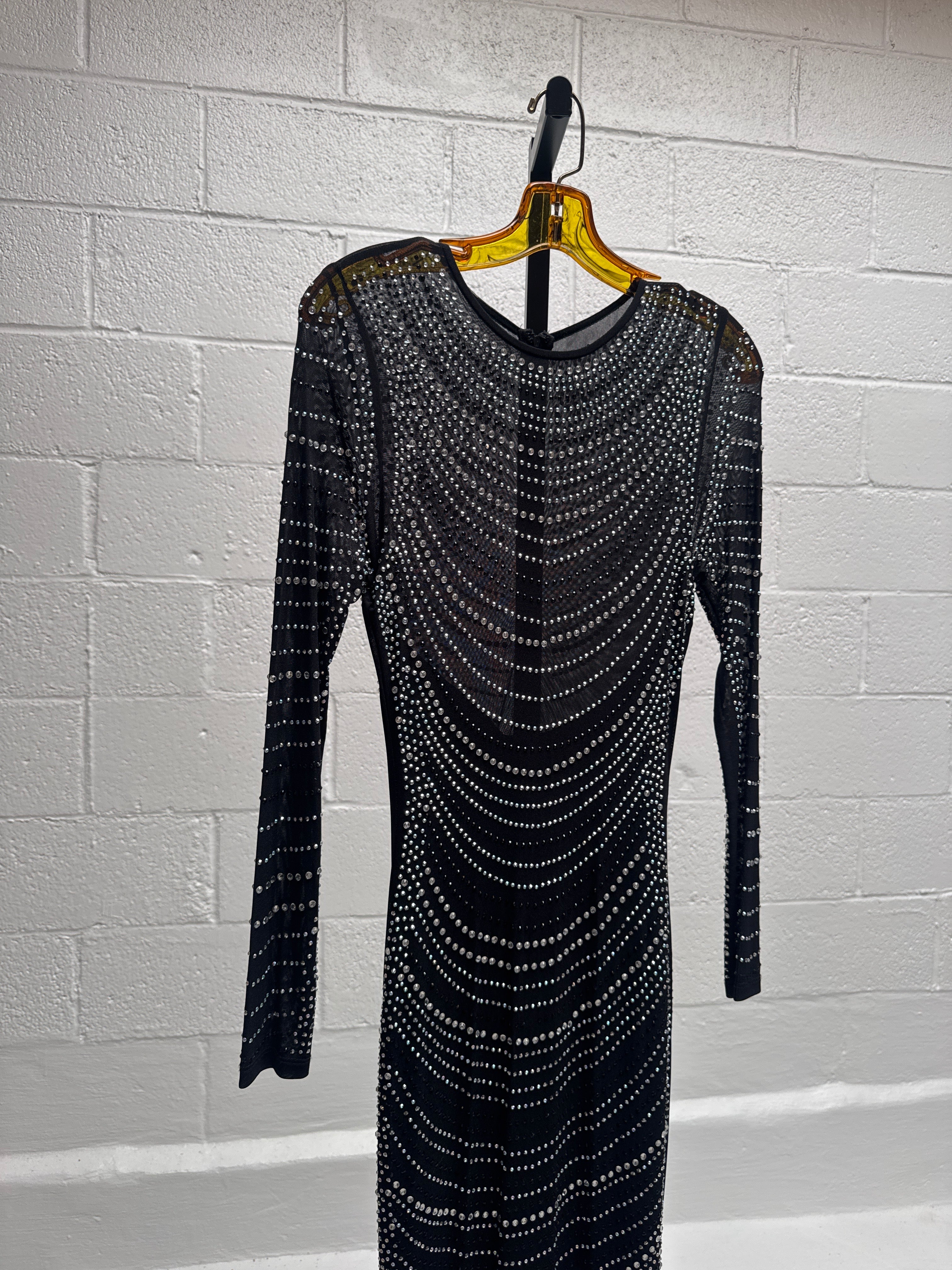 Sheer Rhinestone dress