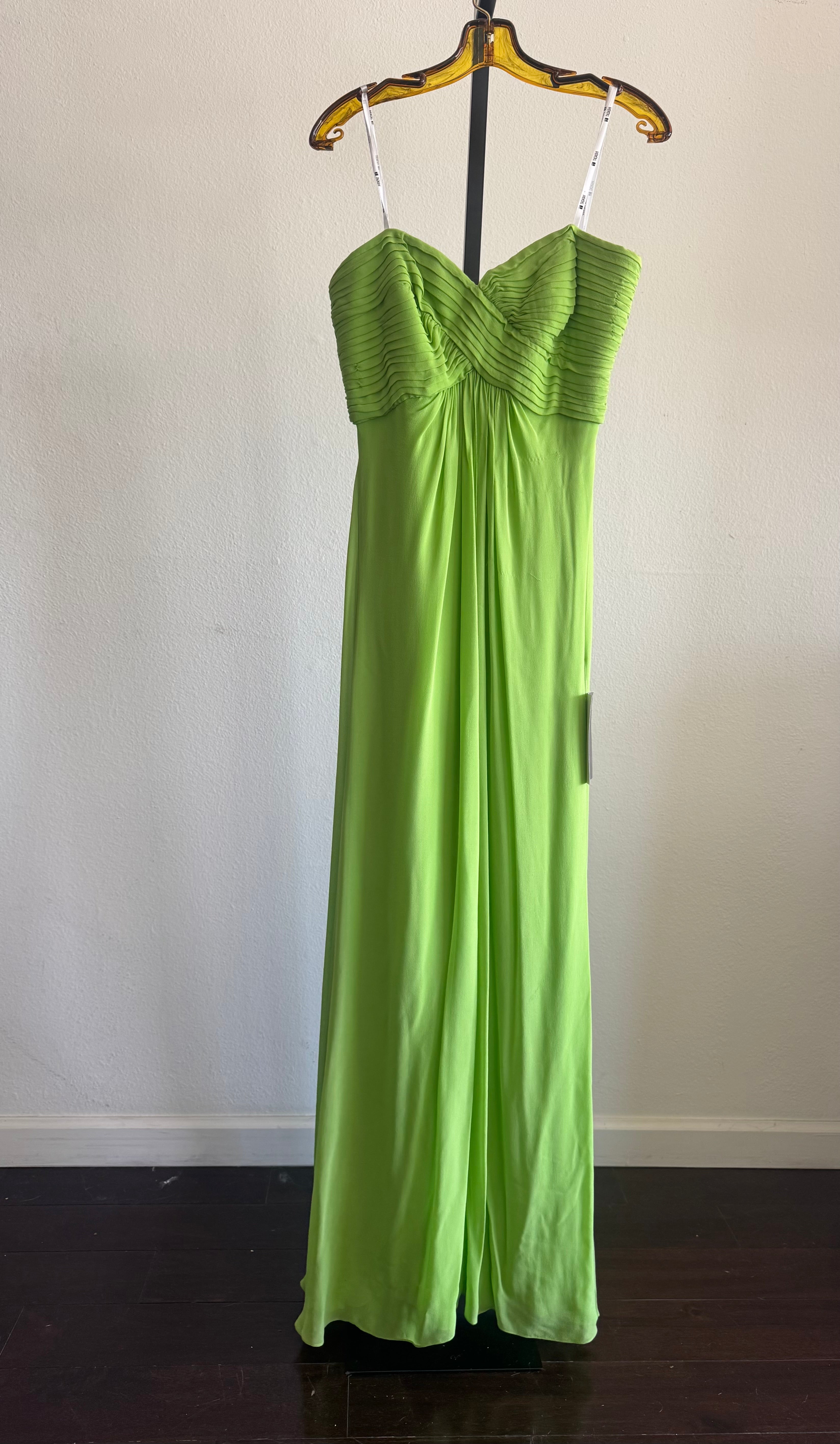 Green Strapless Dress