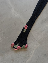Crochet Rose Vintage Cardigan