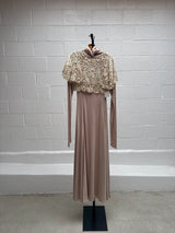 Lace and Jersey Dress